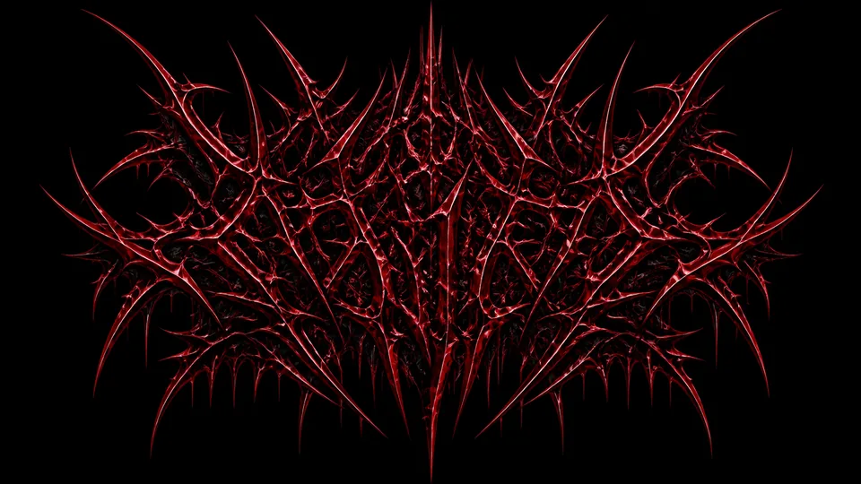Ash Scripture unreadable black metal band logo