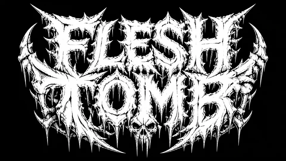 Flesh Tomb brutal deathcore band logo