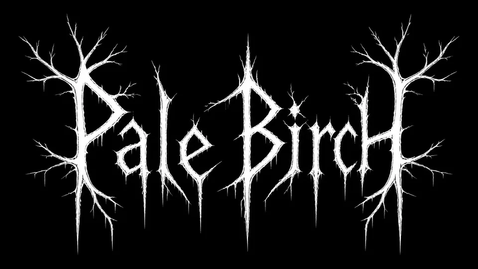 Pale Birch frozen branch black metal logo generator result