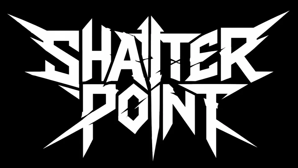Shatter Point angular metalcore logo generator result