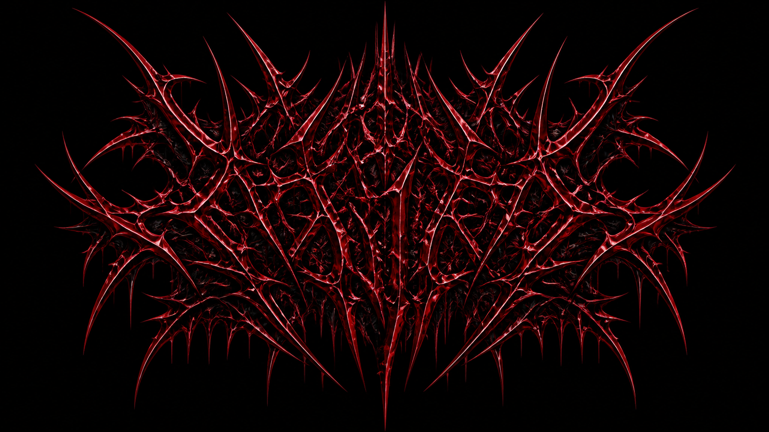 Ash Scripture unreadable black metal band logo