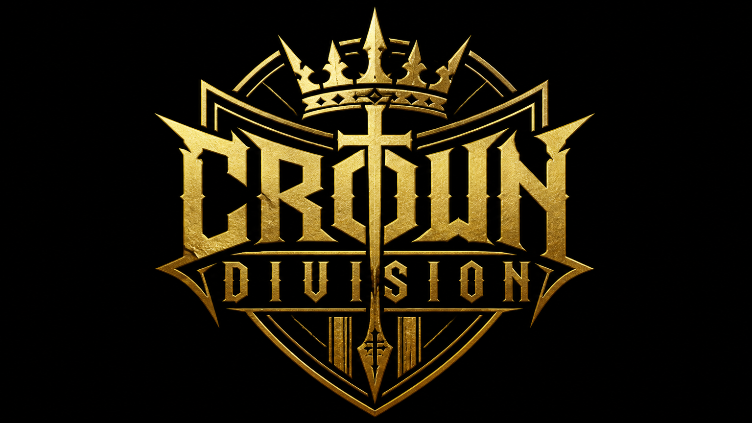 Crown Division shield metalcore band logo