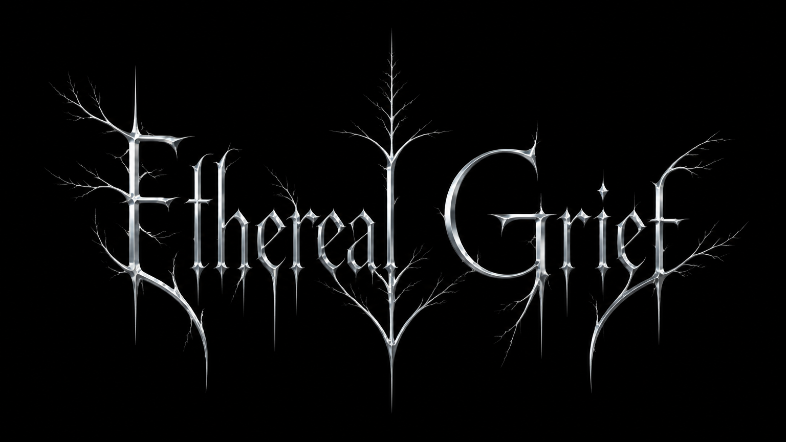 Ethereal Grief atmospheric black metal band logo