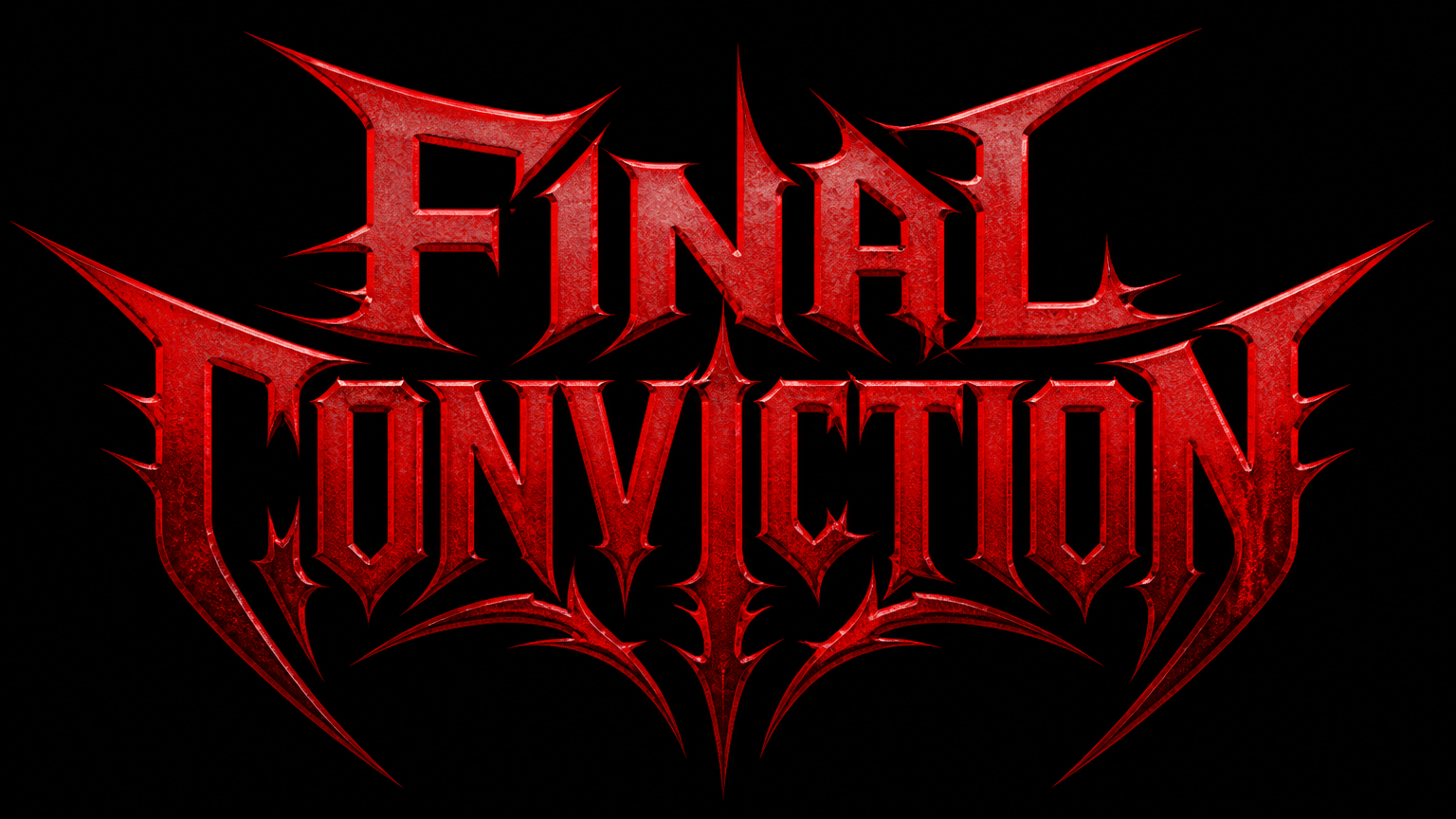 Final Conviction classic 2000s metalcore logo