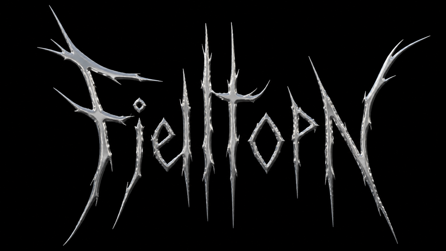Fjelltorn true Norwegian black metal band logo