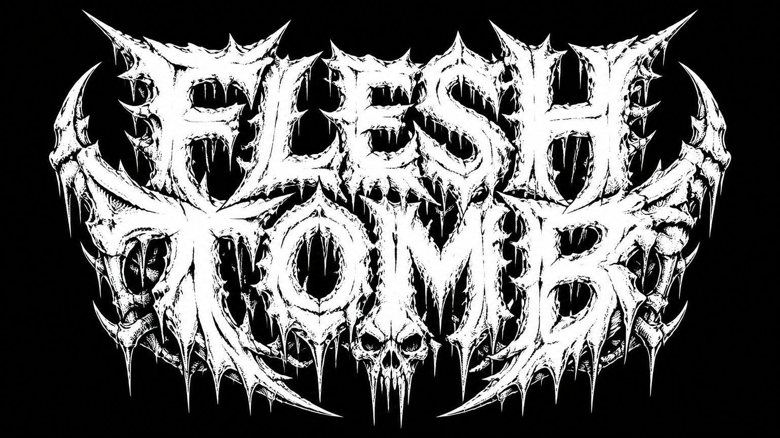 Flesh Tomb brutal deathcore band logo