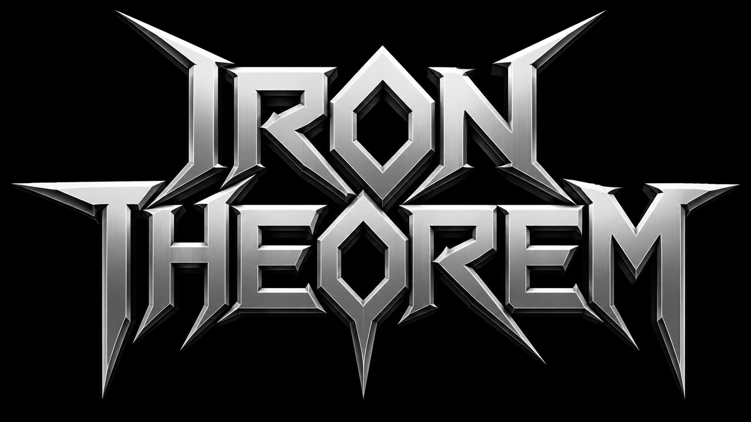 Iron Theorem angular metalcore band logo