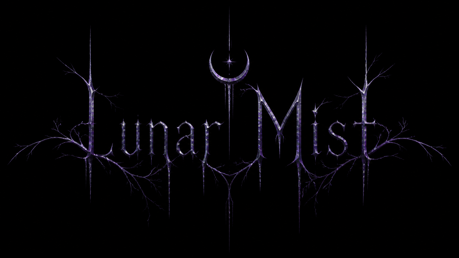 Lunar Mist atmospheric black metal logo