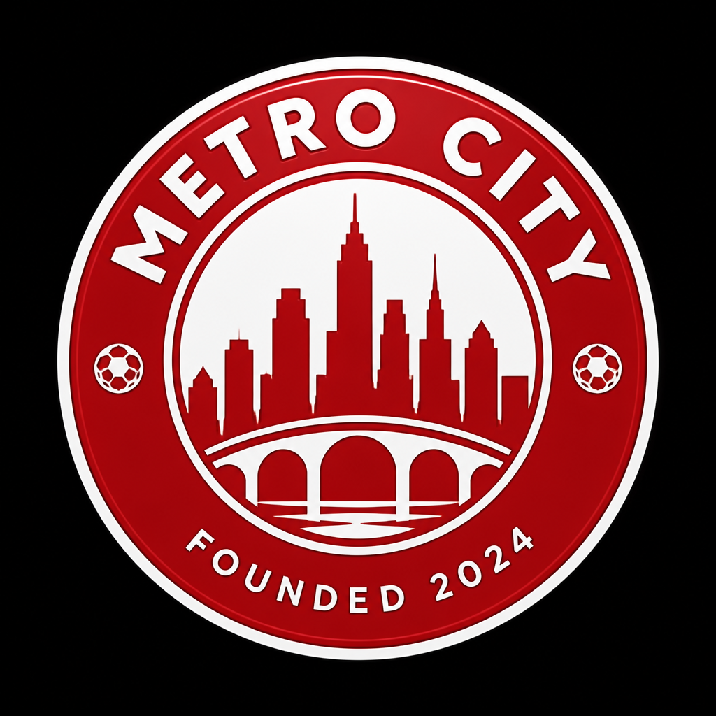 Metro City roundel soccer club logo