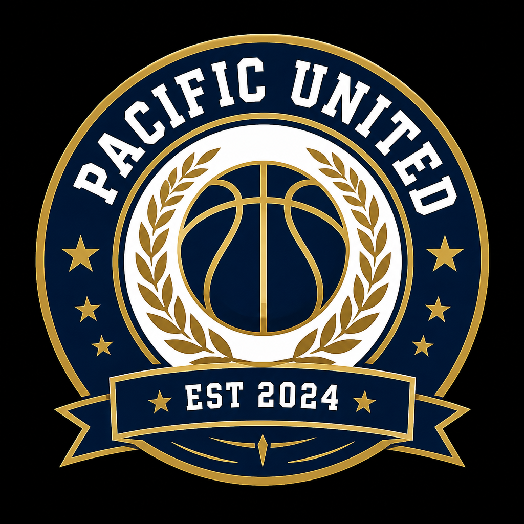Pacific United emblem basketball logo
