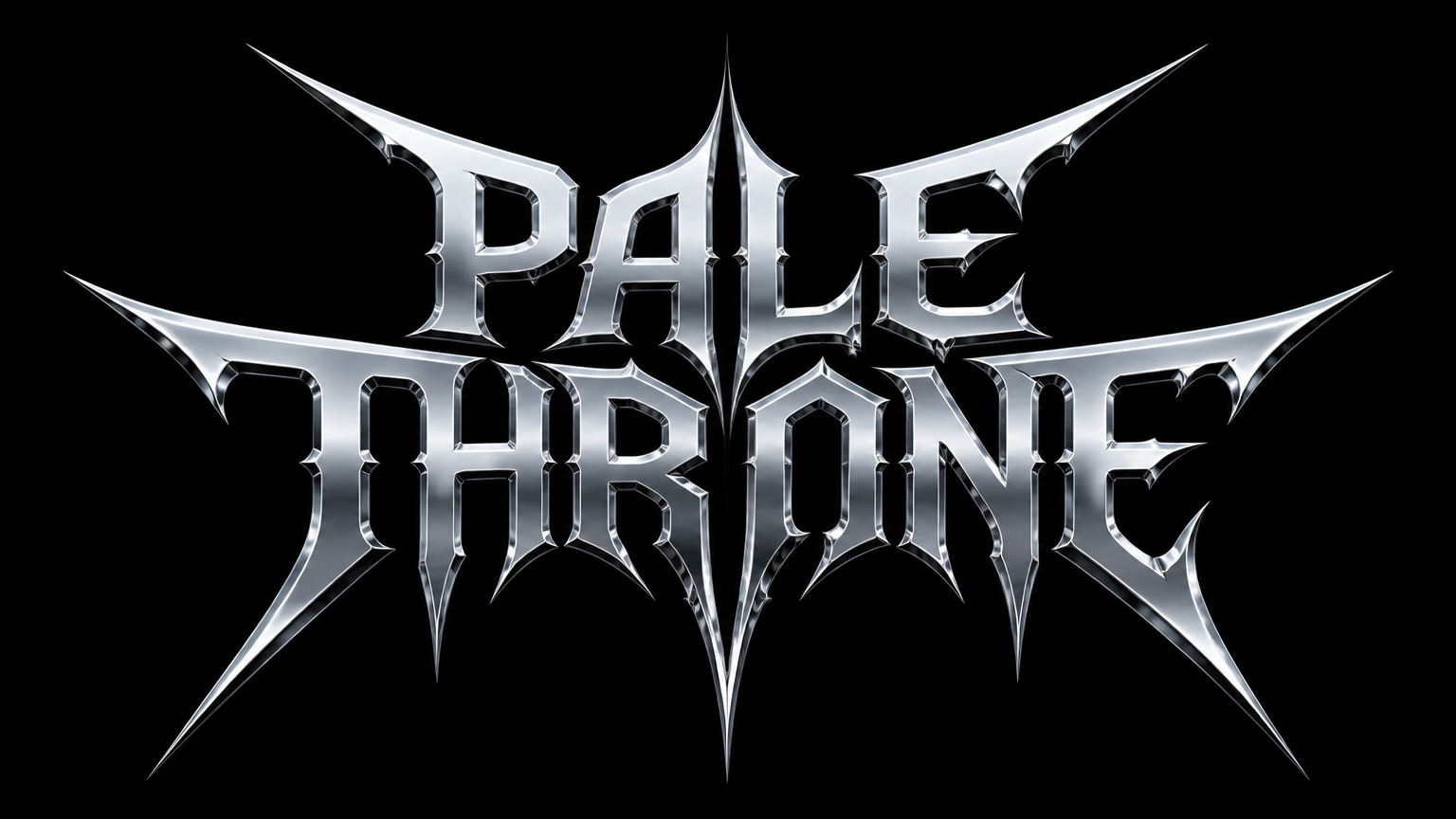 Pale Throne modern deathcore logo
