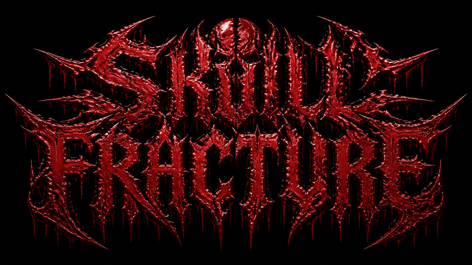 Skull Fracture brutal deathcore logo