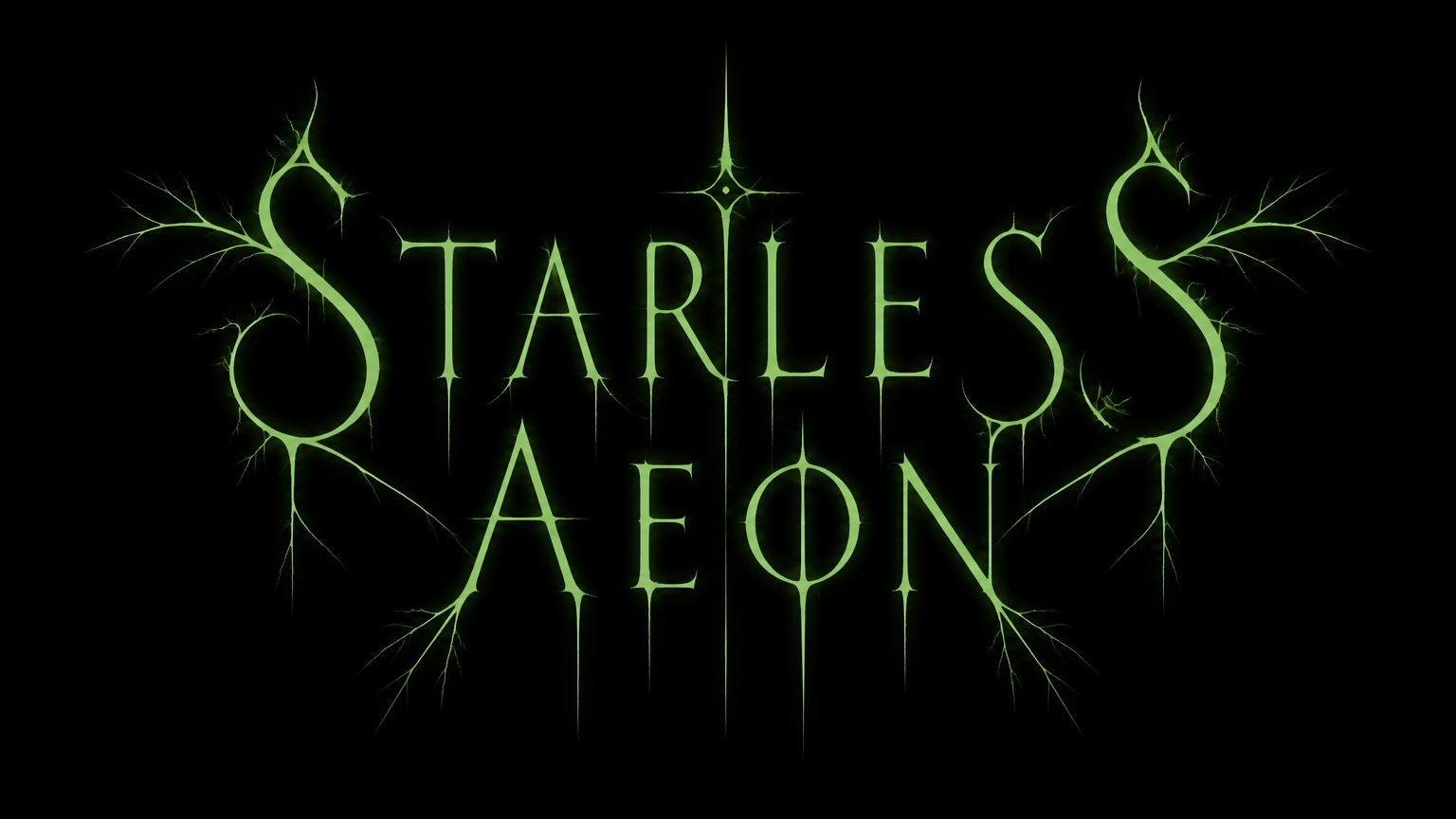 Starless Aeon atmospheric black metal logo design