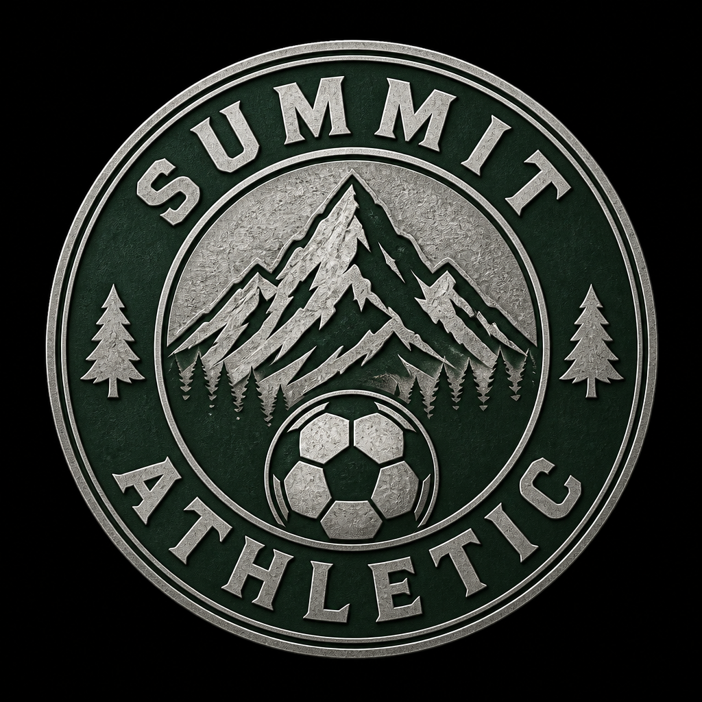 Summit Athletic roundel soccer logo design
